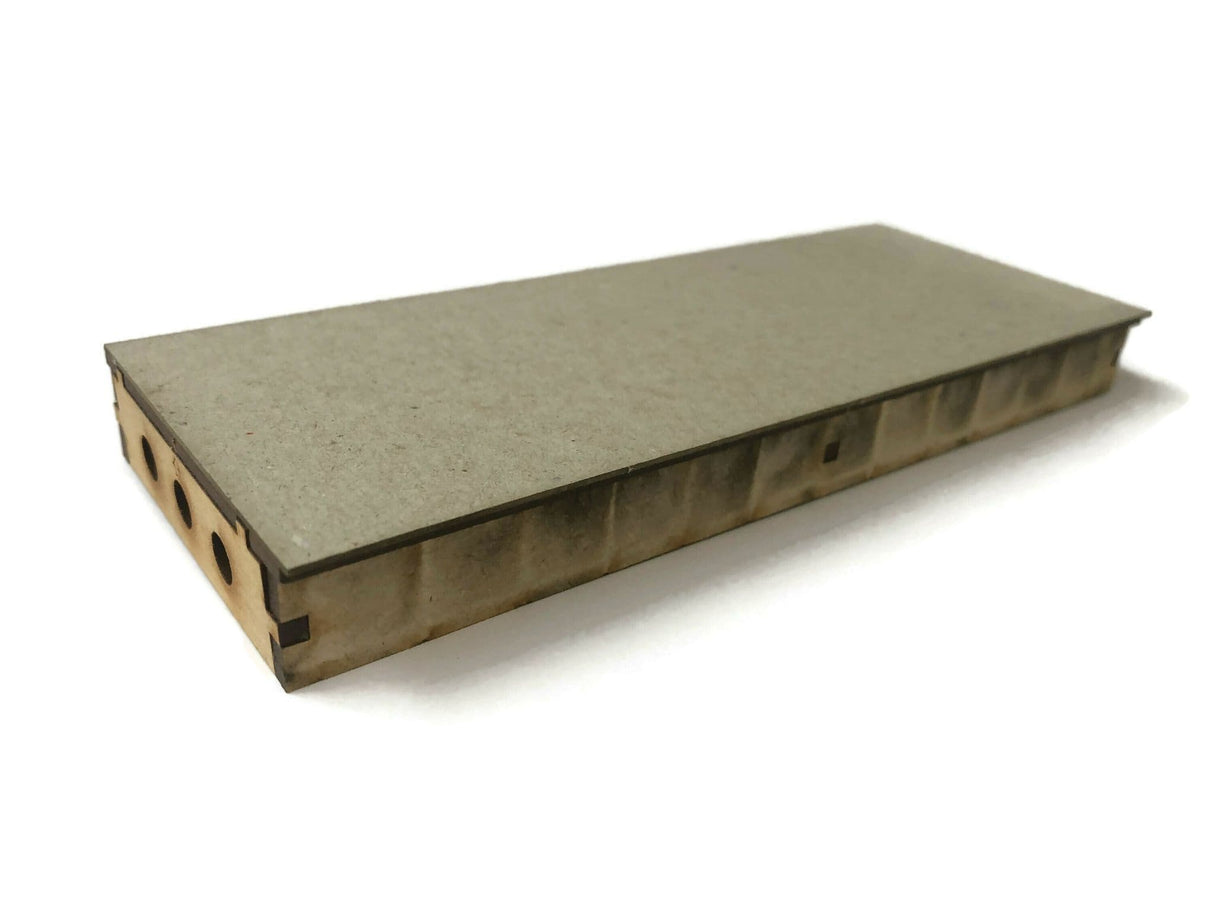 LX398-OO Single-Sided Straight Platform (168mm x 66mm) (Pack of 2) - OO/4mm/1:76