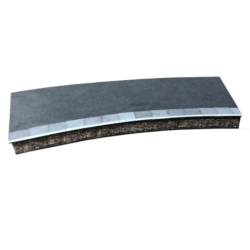 LX414-OO Curved Platform Kit With Flexible Walls For Custom Station Platforms - OO/4mm/1:76