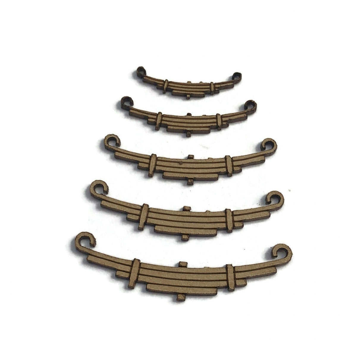 LX445-OO Assorted Leaf Springs (Pack of 46) - OO/4mm/1:76