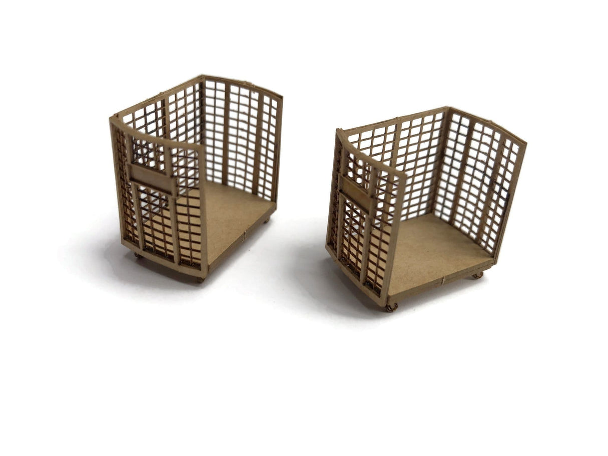 LX447-OO British Rail BRUTE Trolleys (Pack of 4) - OO/4mm/1:76