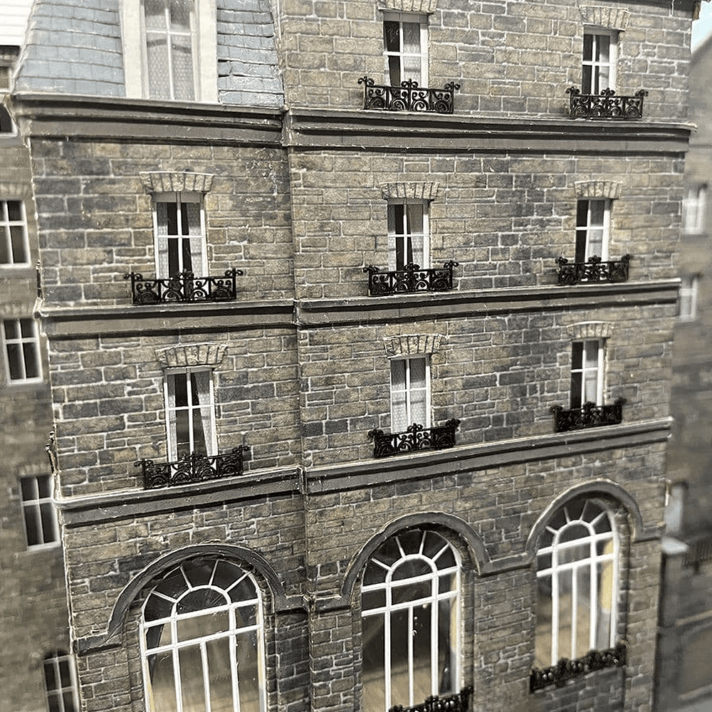 LX451-OO Juliette Balcony Railings (9 short & 4 long) - OO/4mm/1:76