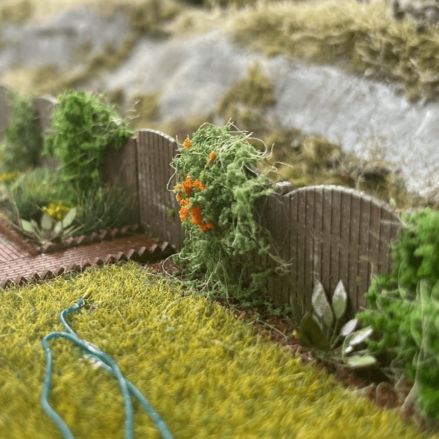 LX513-OO 5ft Arch Top Garden Fencing - OO/4mm/1:76