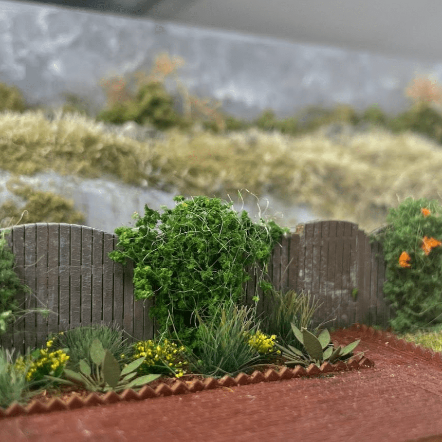 LX513-OO 5ft Arch Top Garden Fencing - OO/4mm/1:76