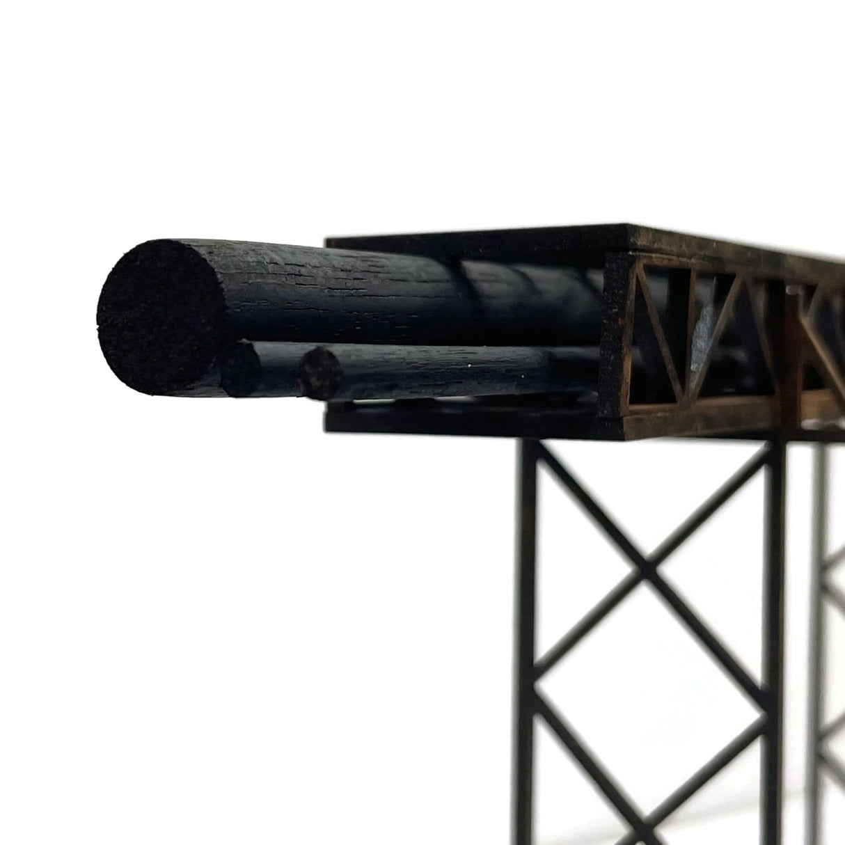 LX514-OO Industrial Pipe Bridge (200mm span x 86mm Clearance) - OO/4mm/1:76