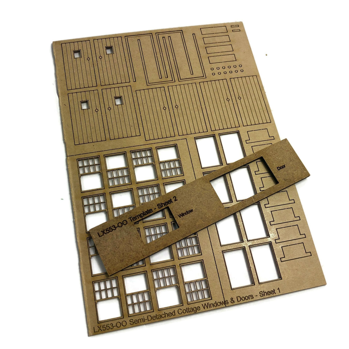 LX553-OO Windows & Doors For Semi-Detached Cottages - OO/4mm/1:76