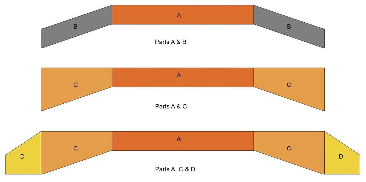 Modular Pavement - Bus Bay Sections - OO/4mm/1:76