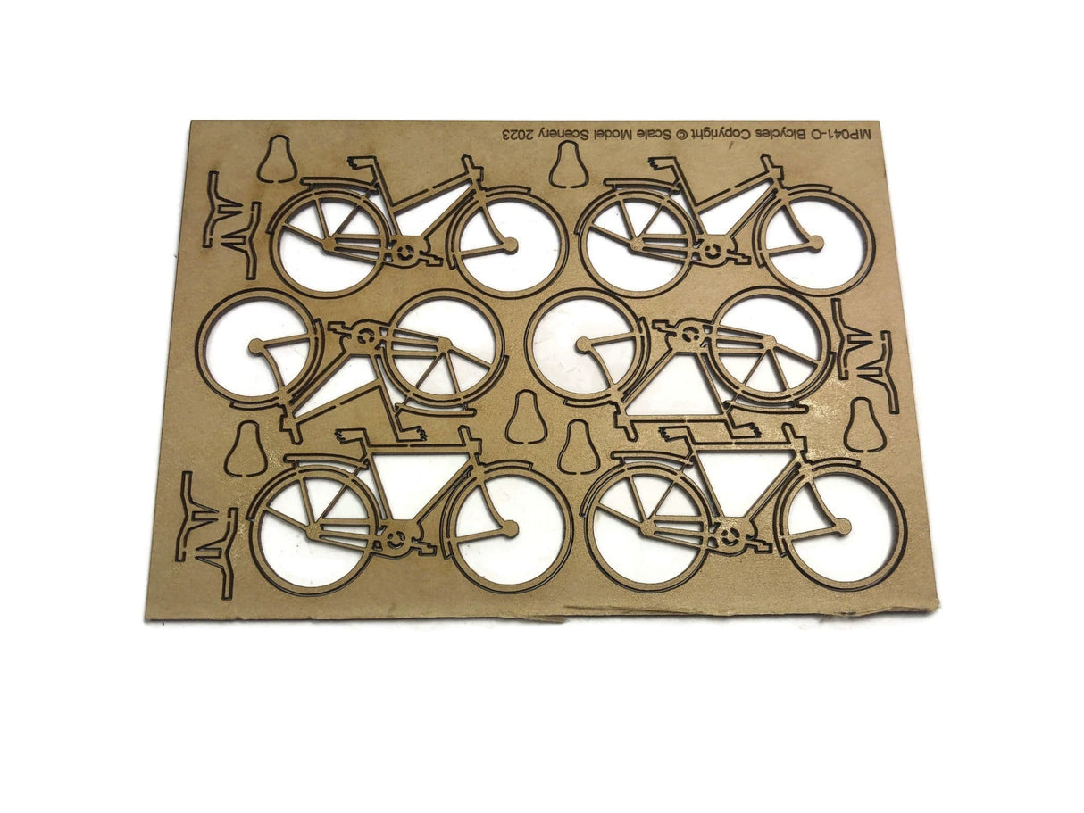 MP041-O Bicycles (Pack of 6) O/7mm/1:43