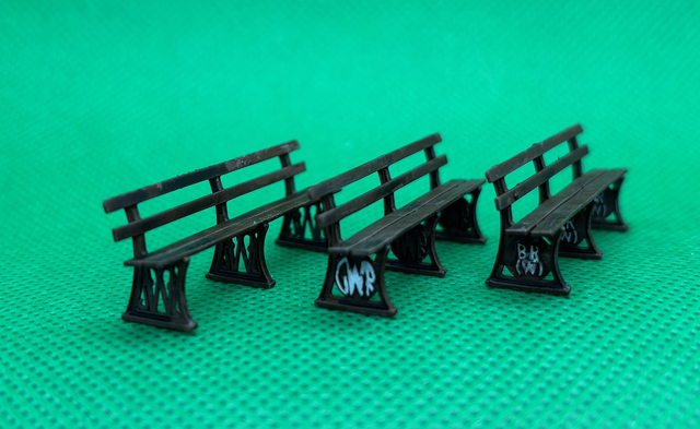 GWR Station Platform Benches - OO/4mm/1:76