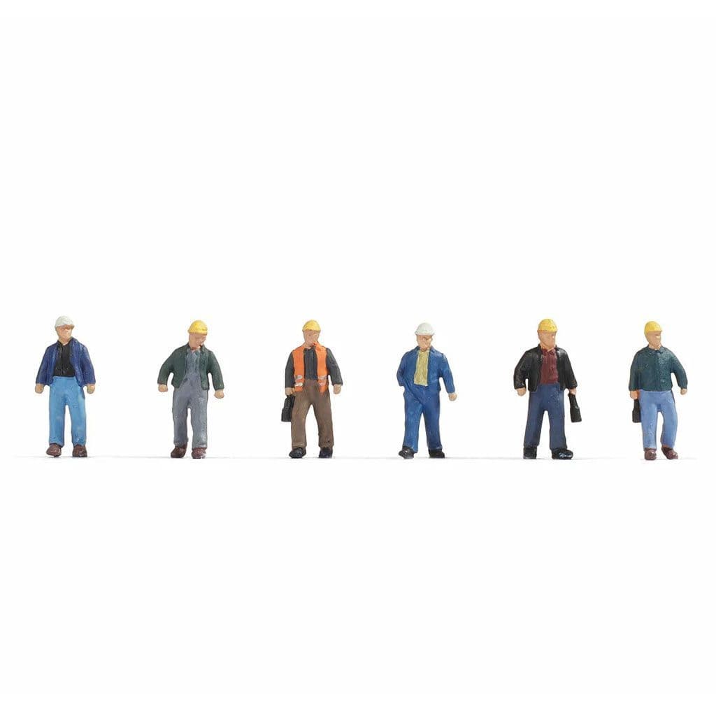 Noch 15057 Standing Construction Workers (Pack of 6) OO/HO