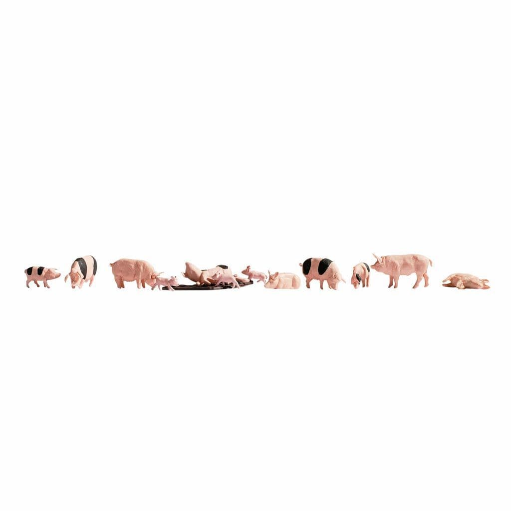 Noch 15712 Pigs (Pack of 12) OO/HO
