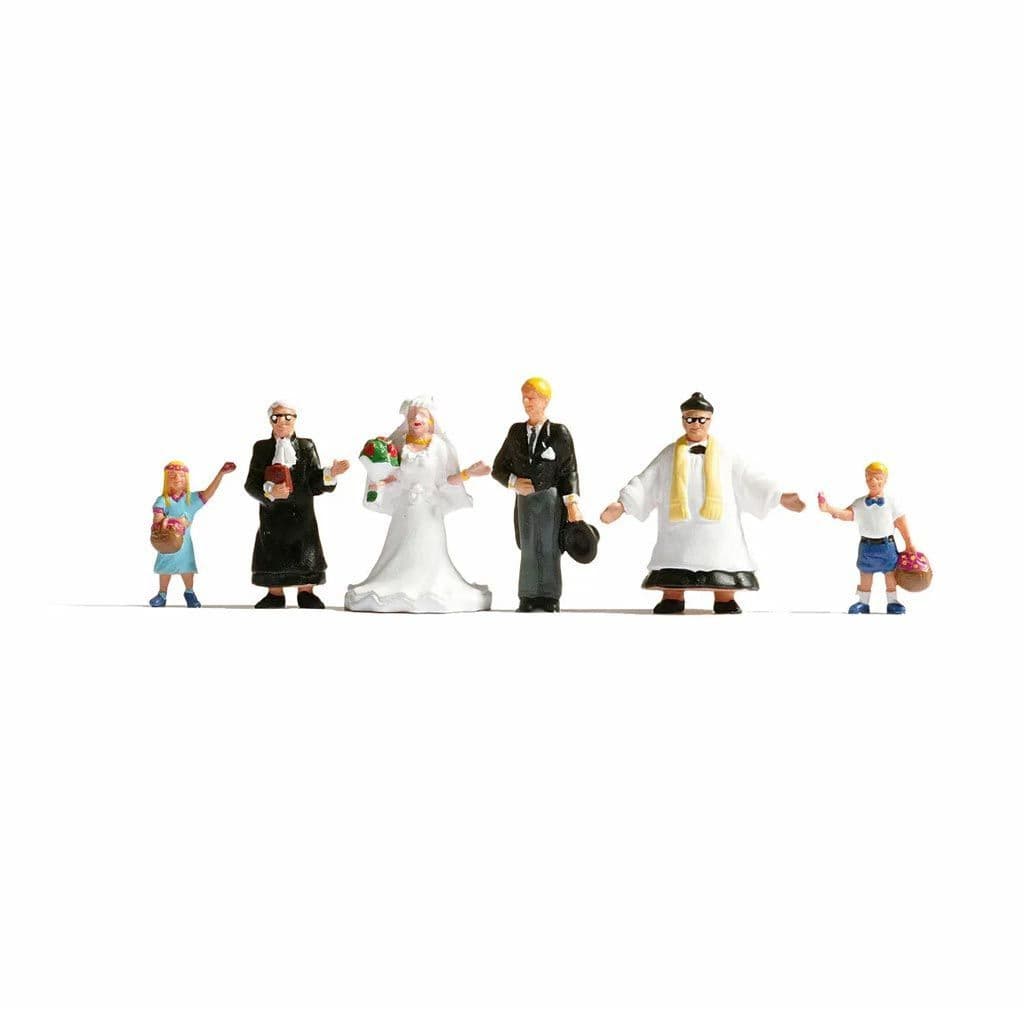 Noch 15860 Wedding Group with Priest (Pack of 6) OO/HO