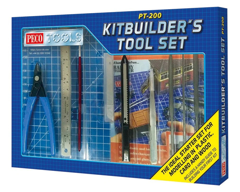 PECO PT-200 Kit Builder's Tool Kit For Plastic & Card Modelling