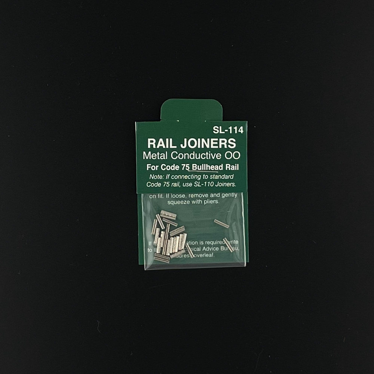 PECO SL-114 Bullhead OO Gauge Rail Joiners