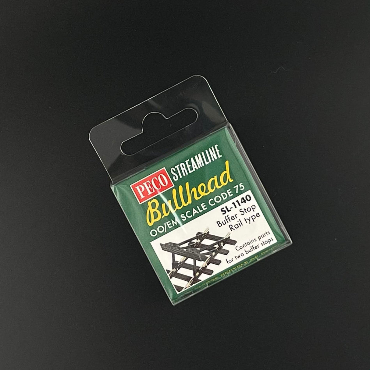 PECO SL-1140 Bullhead OO Gauge Buffer Stop - Rail built