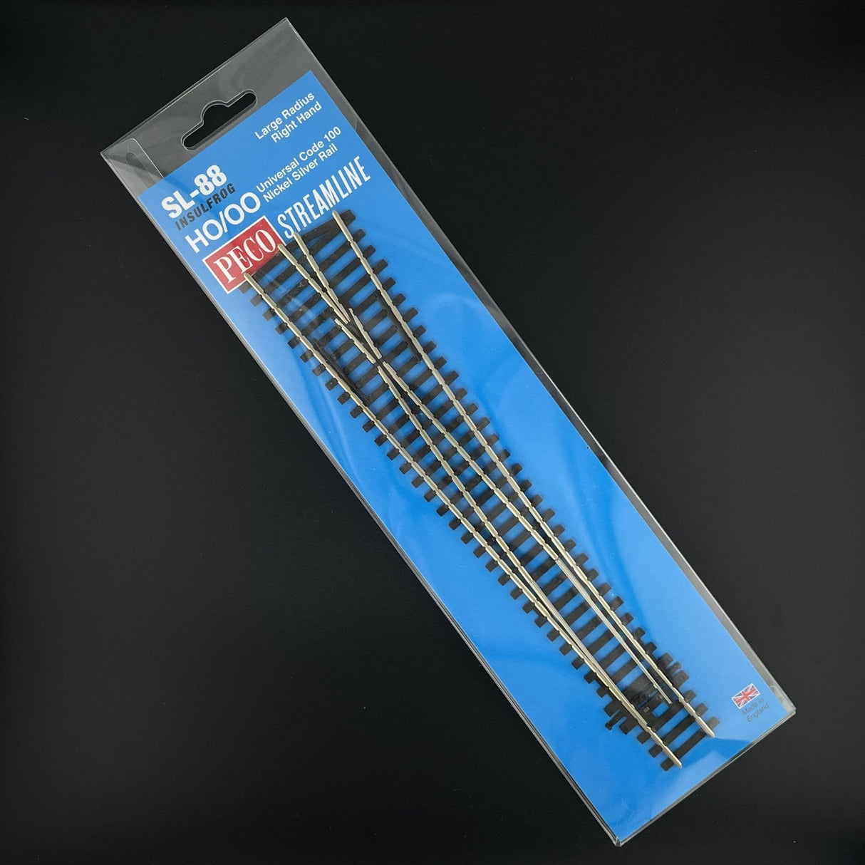 PECO STREAMLINE SL-88 Point/Turnout, Large Radius, Right Hand