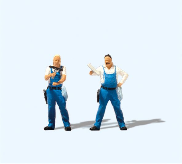 Preiser 28265 Window Cleaners Figure Set (Pack of 2) - OO/HO