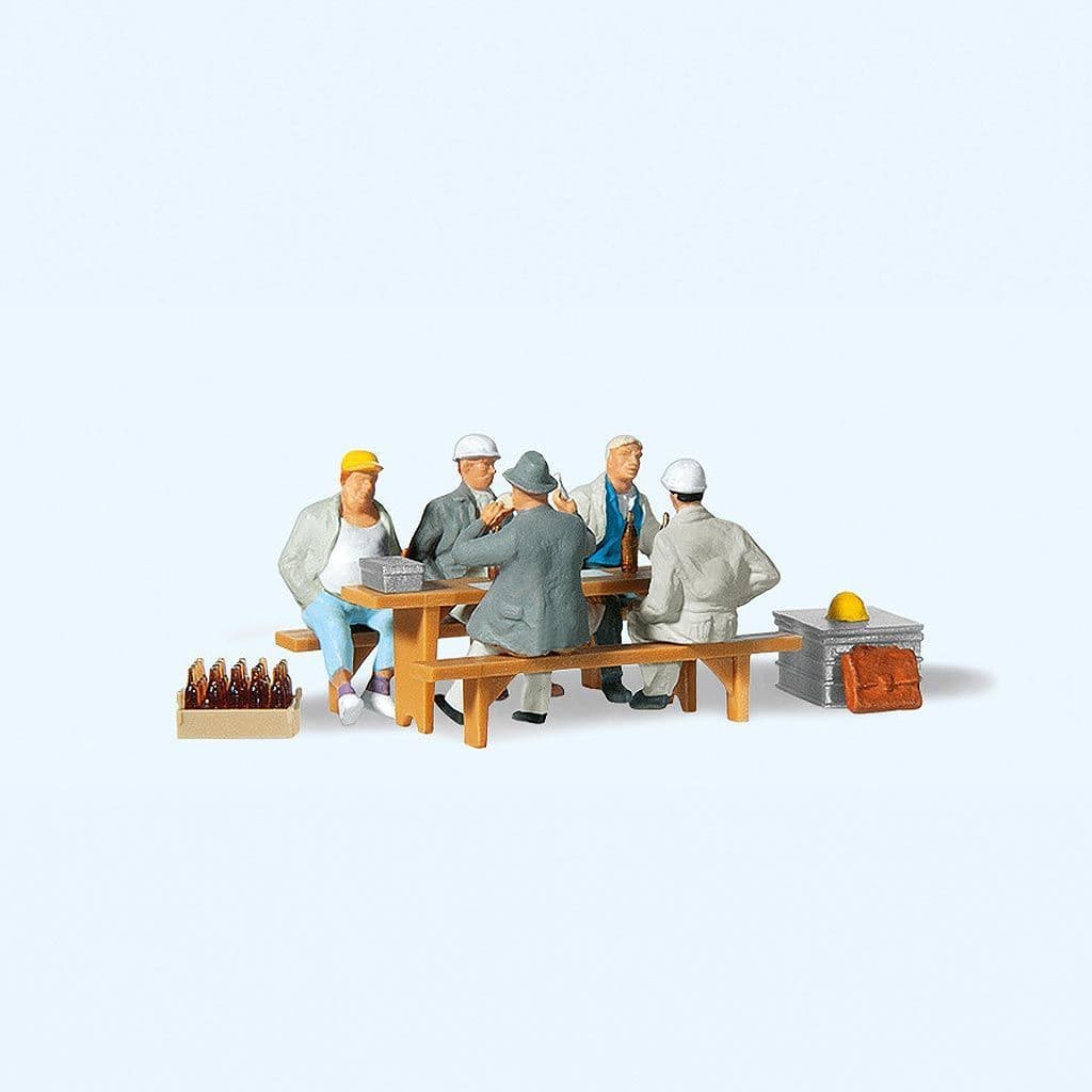 Preiser 10338 Workers Having A Break OO/HO