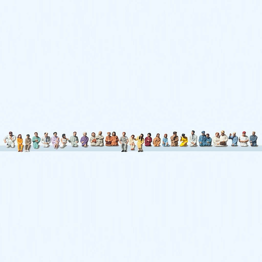 Preiser 14404 Bus Driver & Passengers (Pack of 26) OO/HO