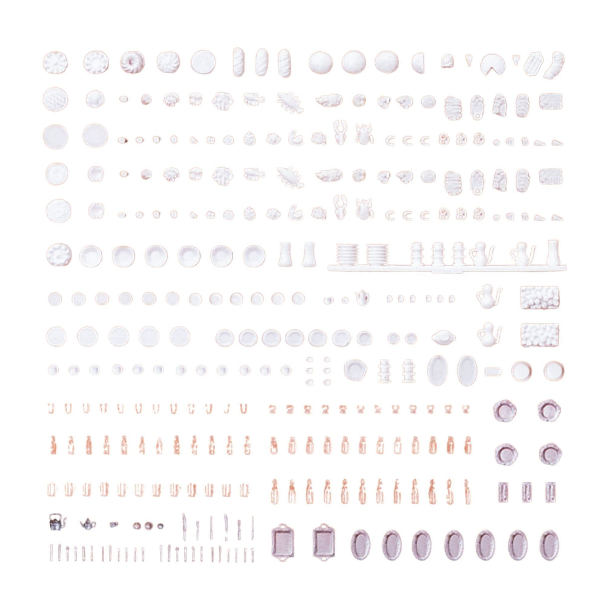Preiser 17220 Tableware & Food OO/HO