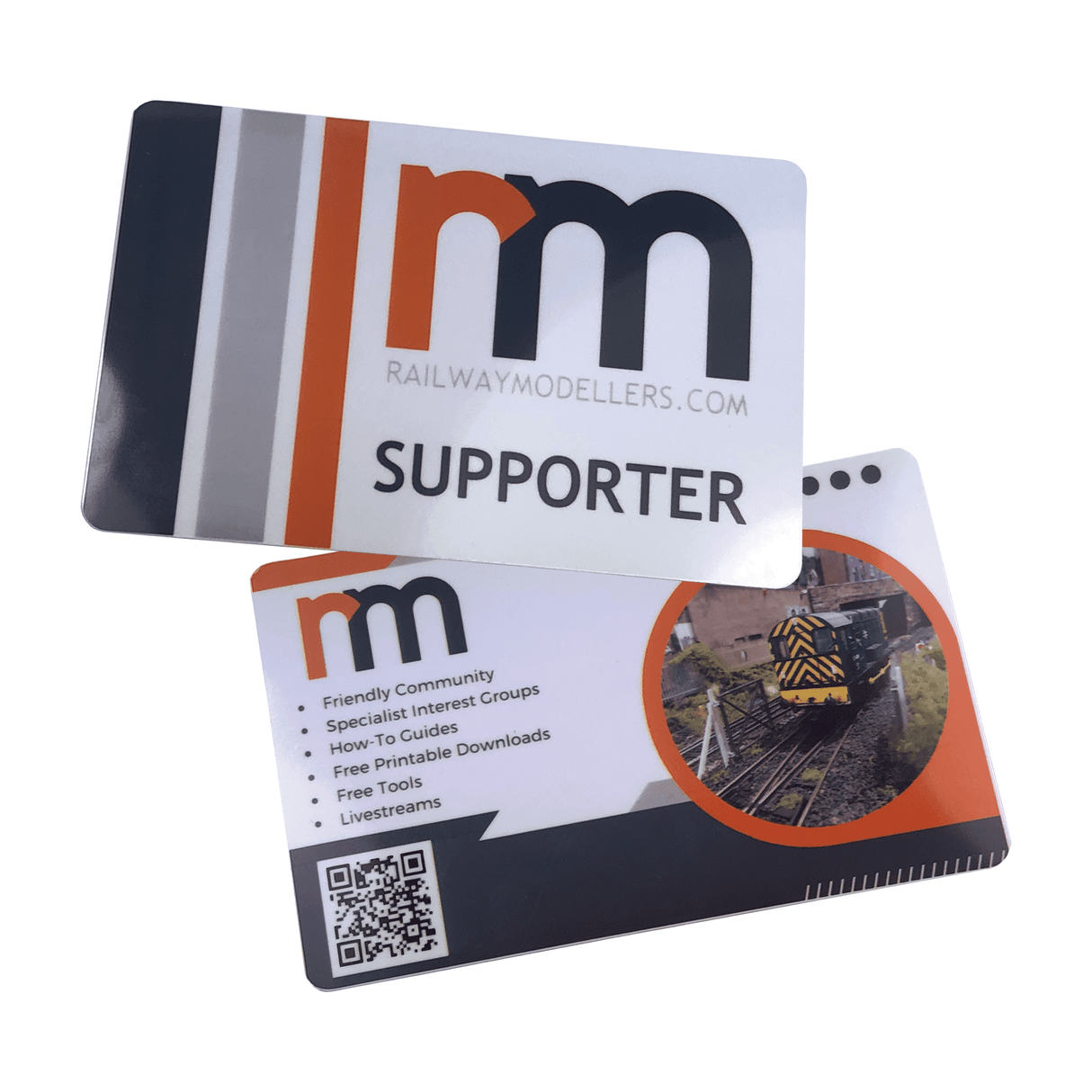 Railway Modellers Club Supporters Card & Pin Badge