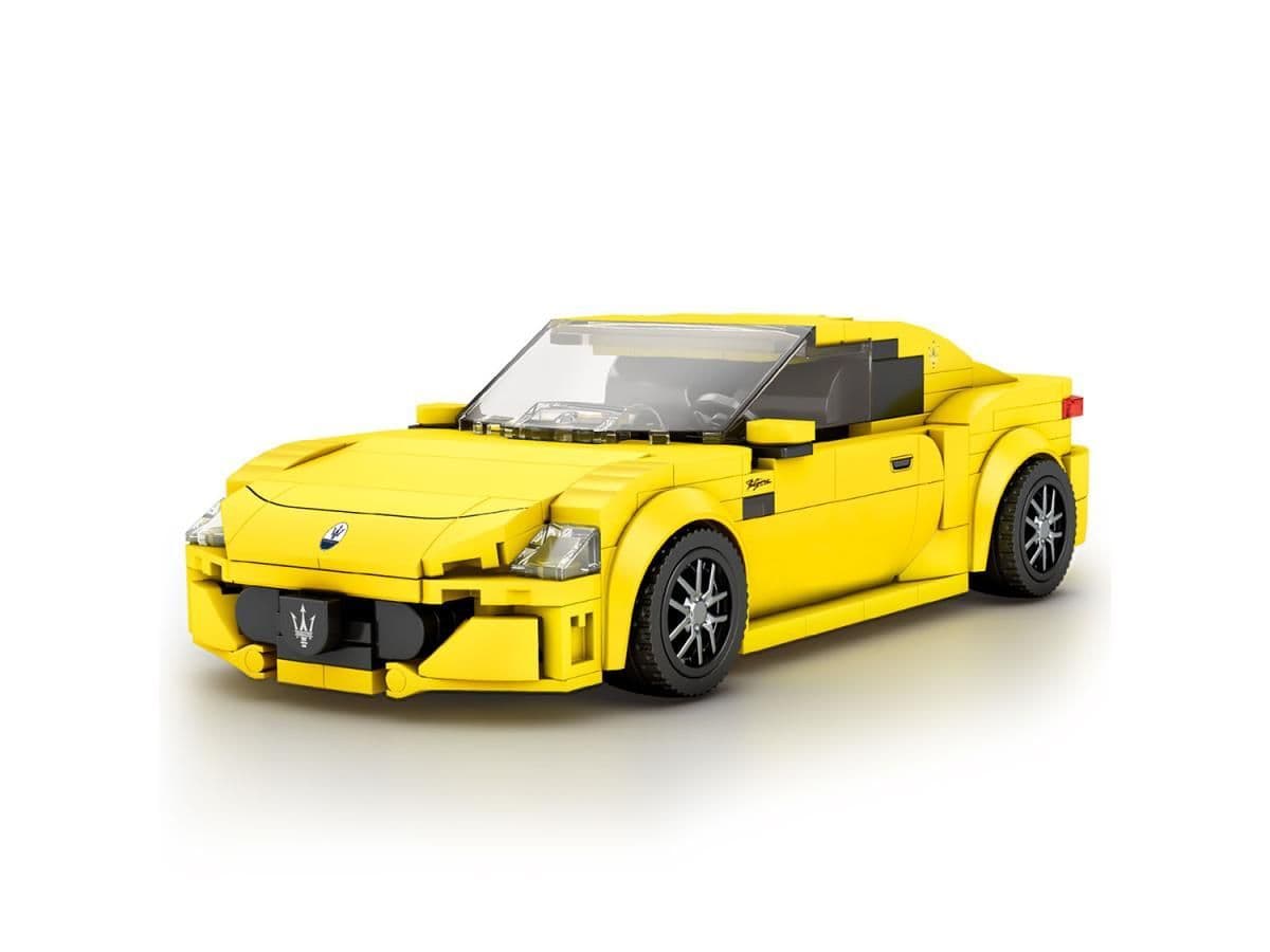 Reobrix Maserati Yellow Sports Car 384pc Construction Set 823