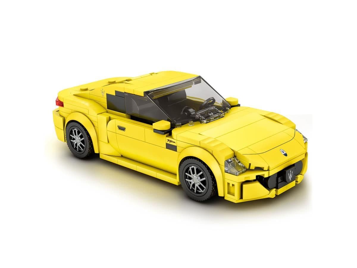 Reobrix Maserati Yellow Sports Car 384pc Construction Set 823