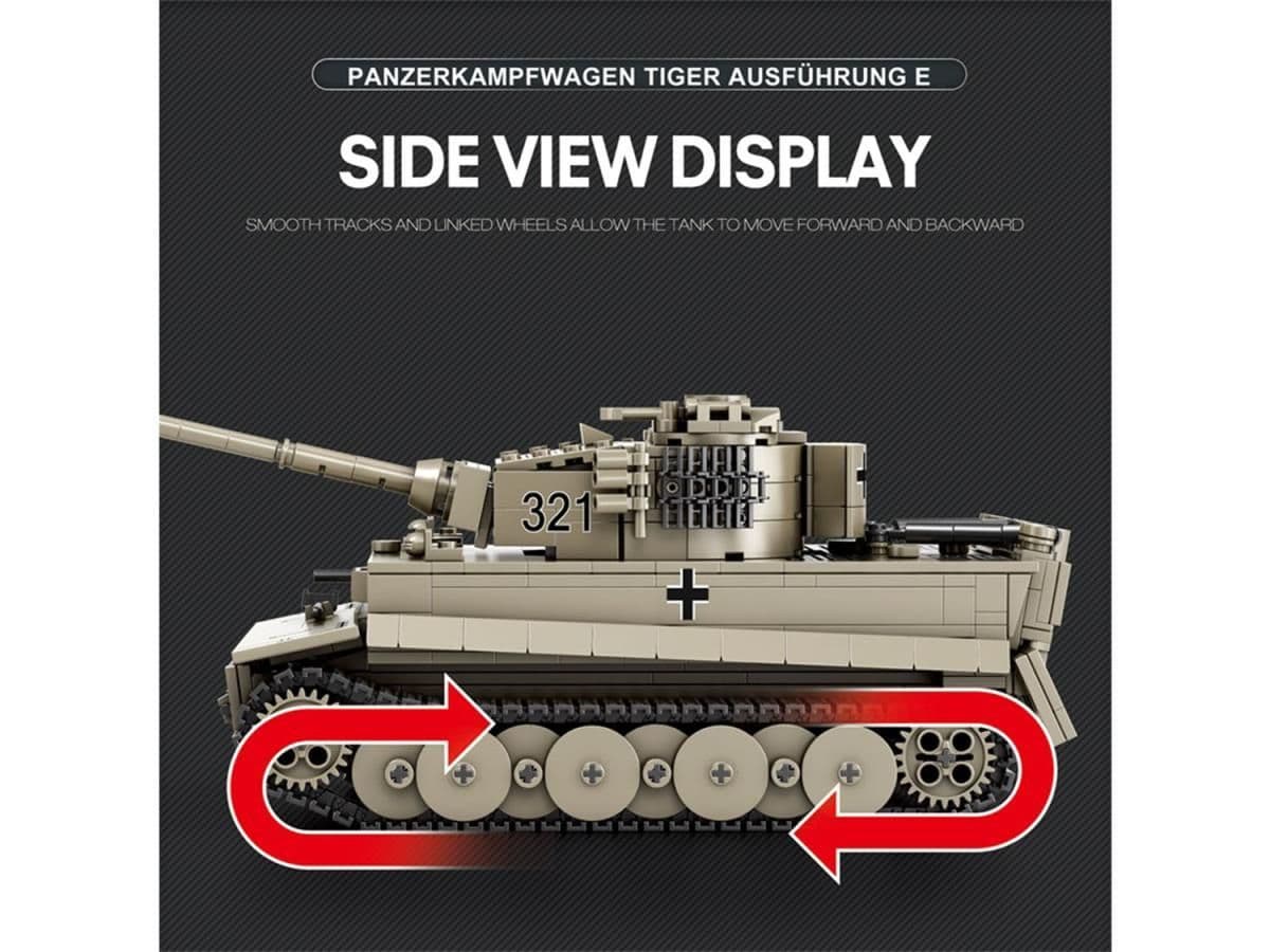 Reobrix World of Tanks Tiger I 1138pc Construction Set 77031