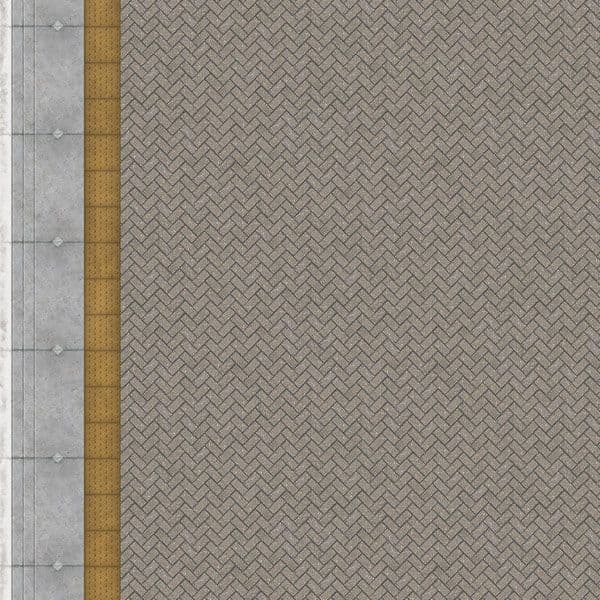 TX238-OO Grey Block Platform Sheets With Network Rail Coping (Pk of 5) OO/4mm/1:76
