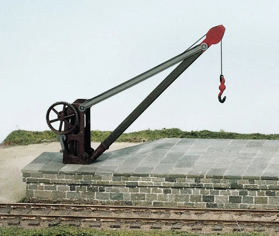 Wills SS51 Goods Yard Crane, With Fixed Timber Jib For OO/HO