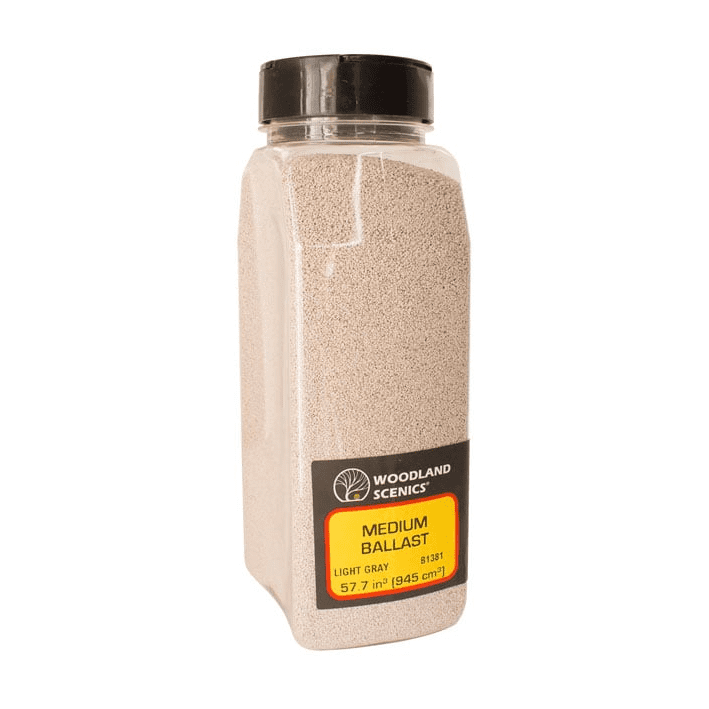 Woodland Scenics B1381 Light Grey Ballast - Large Shaker Tub