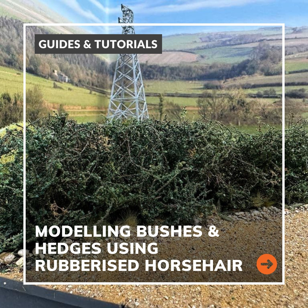 10 Steps to Realistic Model Bushes & Hedges Using Rubberised Horsehair
