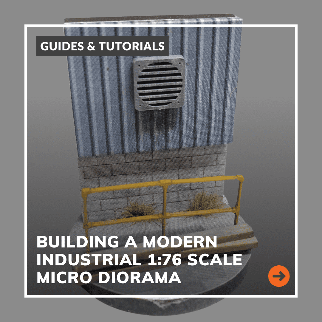 Building A Modern Industrial 1/76 Scale Micro Diorama