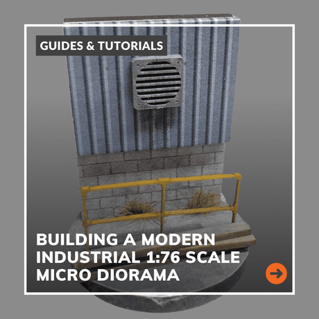Building A Modern Industrial 1/76 Scale Micro Diorama