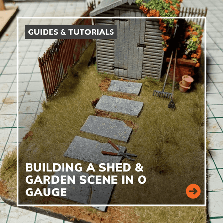 Building A Shed & Garden Scene in O Gauge