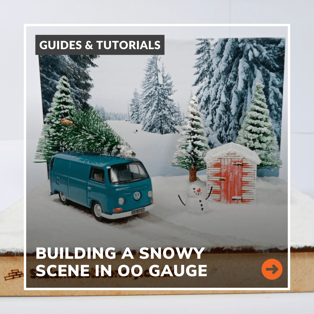 Building a Snowy Scene in 'OO' Gauge