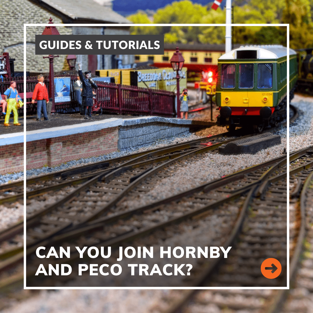 Can you join Hornby and Peco track?