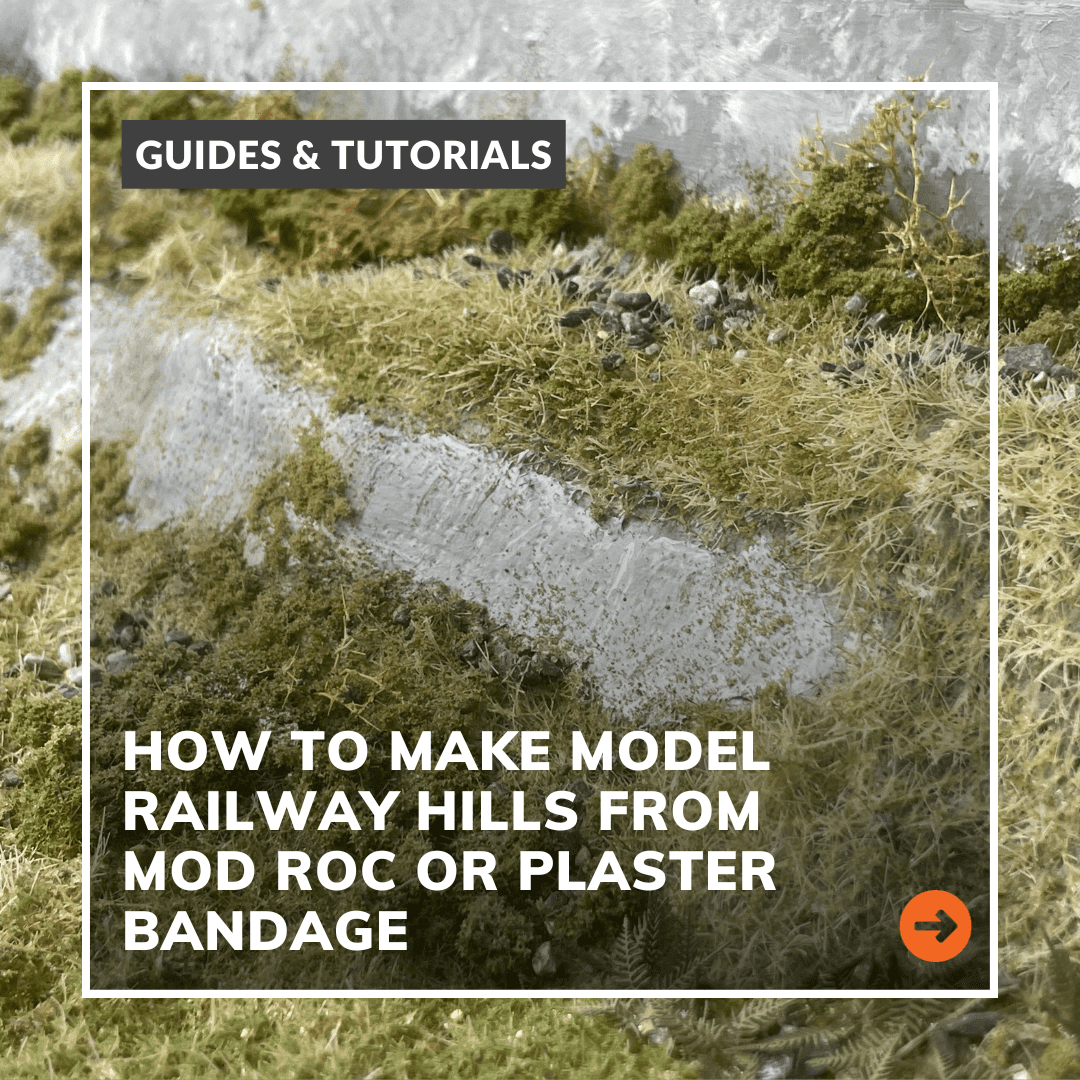 How To Make Model Railway Hills From Mod Roc or Plaster Bandage