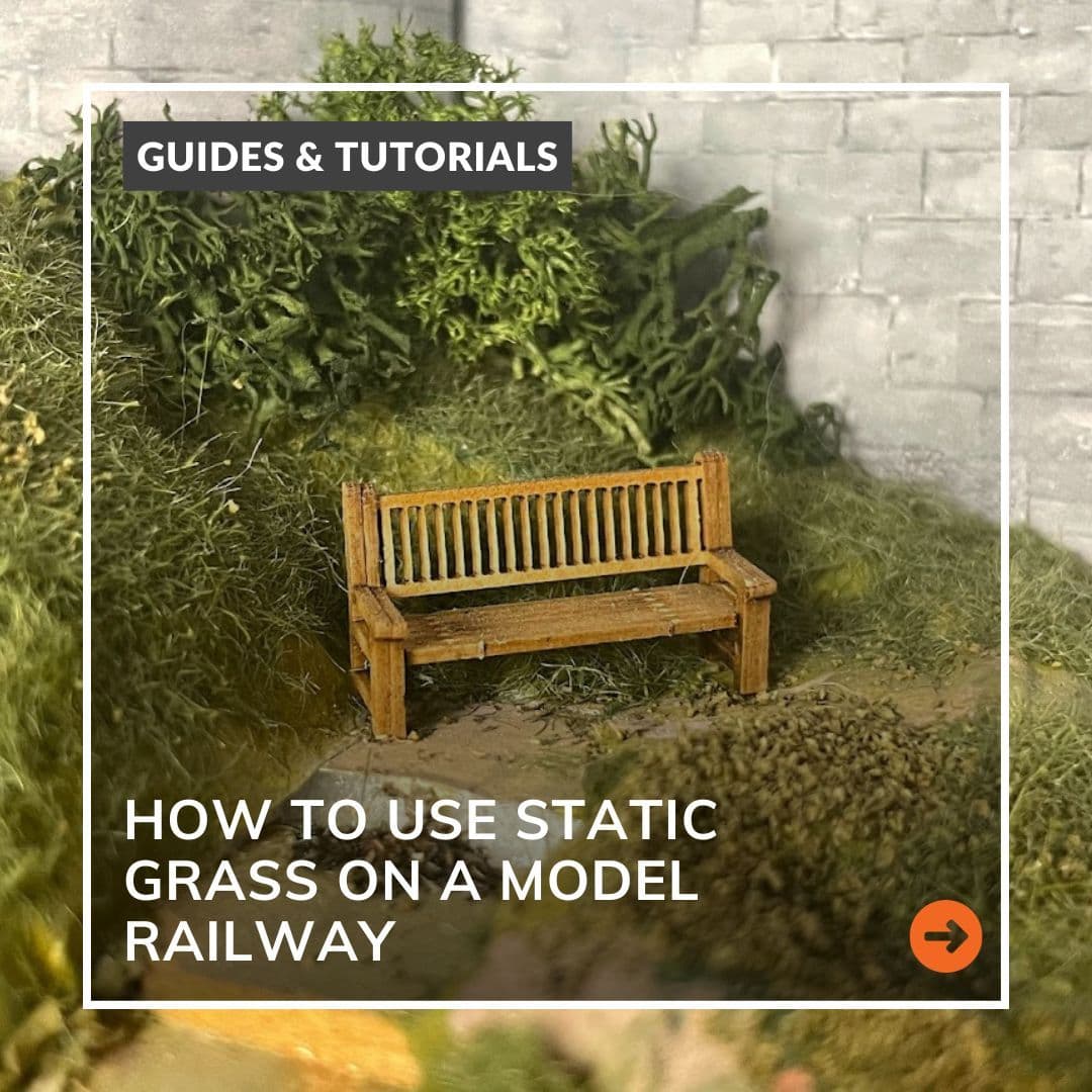 How To Use Static Grass On A Model Railway Layout