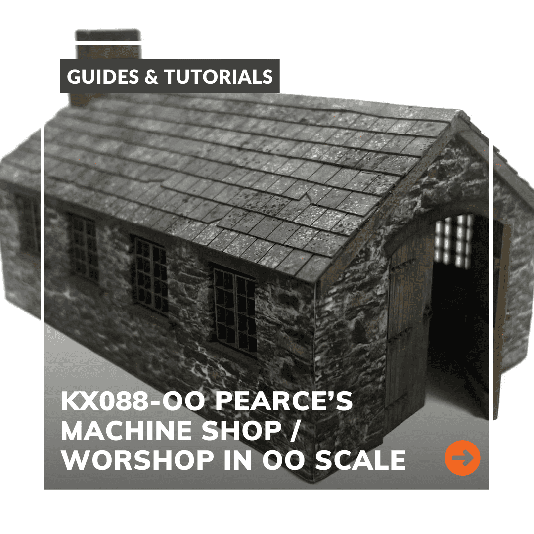 KX088-OO Pearce's Machine Shop / Workshop in OO Scale