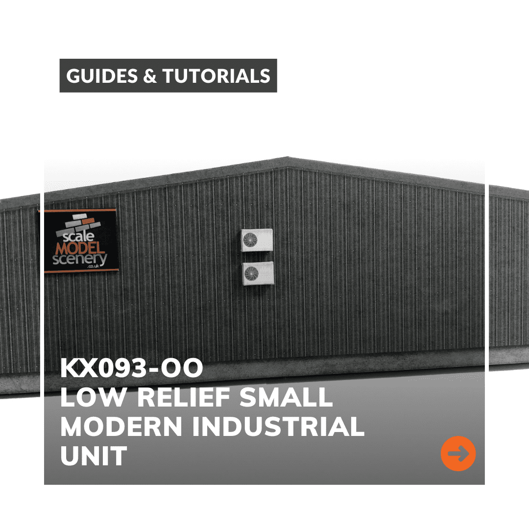 KX093-OO Low Relief Small Modern Industrial Unit