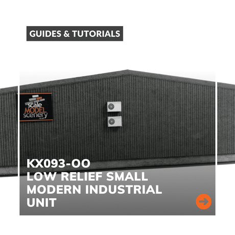 KX093-OO Low Relief Small Modern Industrial Unit