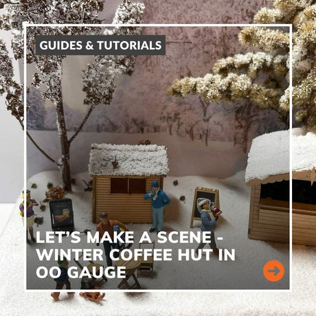 Building a Winter Coffee Hut Scene in OO Gauge