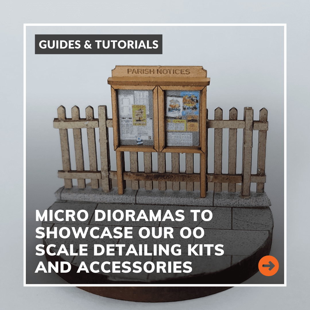 Micro Dioramas To Showcase Our OO Scale Detailing Kits & Accessories