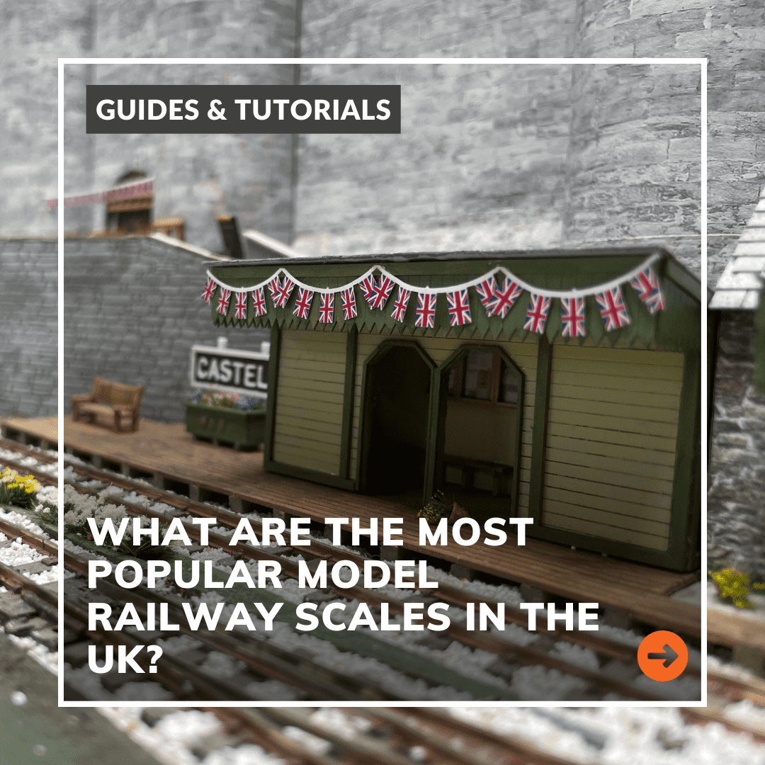 What are the most popular model railway scales in the UK?