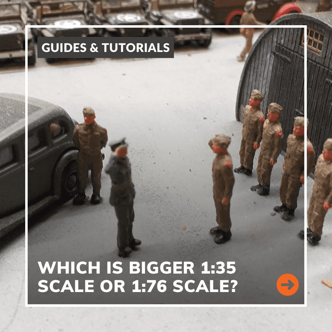 Which is bigger - 1:35 scale or 1:72 scale?