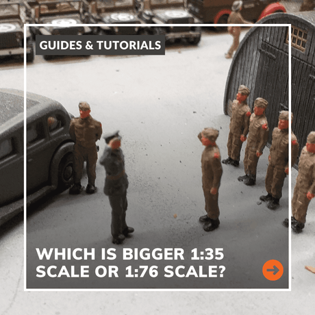Which is bigger - 1:35 scale or 1:72 scale?