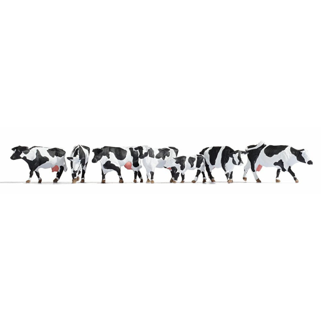 Noch 15725 Black & White Cows (Pack of 7) - (OO/HO)