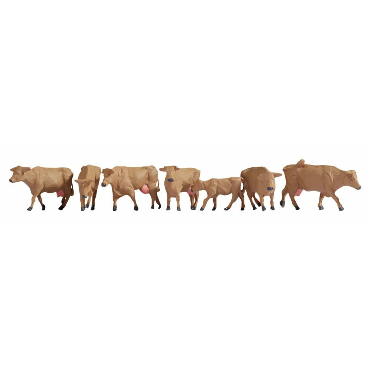 Noch 15727 Brown Cows (Pack of 7) - (OO/HO)