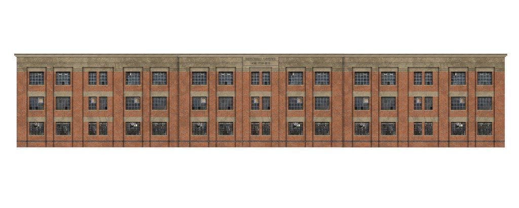 1930's Factory Backscene Elements N/2mm/1:148
