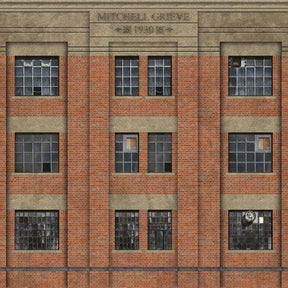 1930's Factory Backscene Elements - OO/4mm/1:76